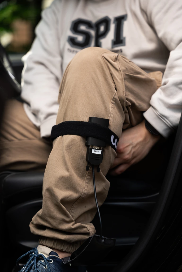 Wearing Insole pressure mapping 