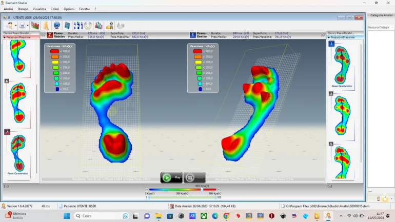 Output del programma