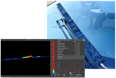 Windshield Wiper Pressure Distribution